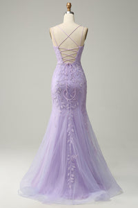 Abito da sera elegante a linea A con pieghe, scollo a cuore, spacco alto sexy Ms2504012