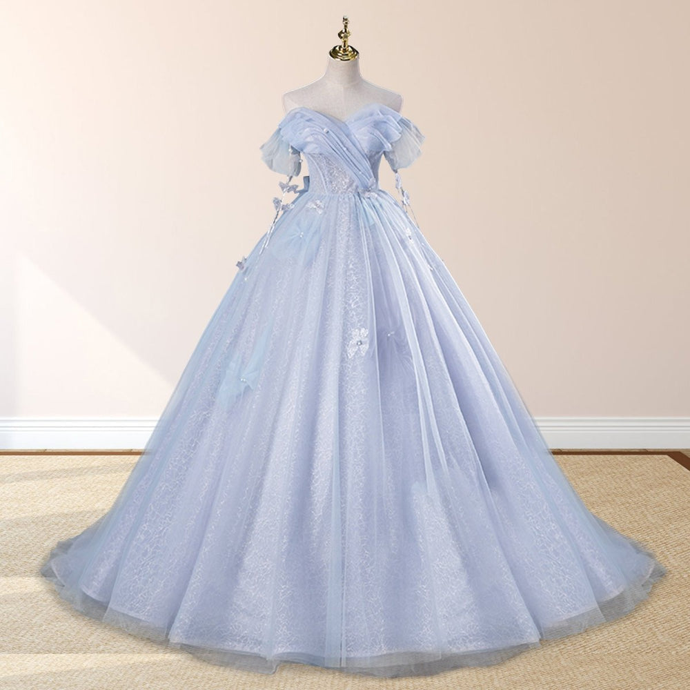 Robe de Quinceanera en forme de cœur pour femme, robe de bal, bretelles spaghetti, dentelle, appliques, robes Sweet 16 pour adolescentes