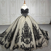 Robe de Quinceanera en forme de cœur pour femme, robe de bal, bretelles spaghetti, dentelle, appliques, robes Sweet 16 pour adolescentes