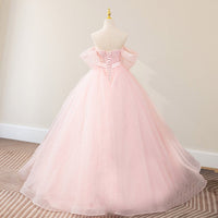 Vestidos de Quinceanera com Decote Coração para Mulheres, Vestido de Baile com Alças de Espaguete, Aplicação de Renda, Vestidos Sweet 16 para Adolescentes
