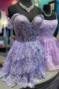 Robe de bal en tulle longueur thé pour femmes, épaules dénudées, robe de bal pour adolescentes, robe de princesse bouffante perlée en cœur