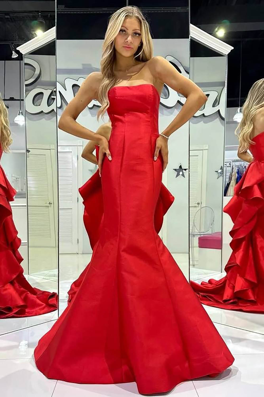 Robe de bal bleu ciel en dentelle avec corset et décolleté en cœur, robe d'anniversaire en mousseline de soie à plusieurs niveaux, robes de remise de diplôme pour adolescentes