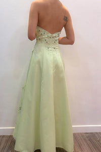 Robe de bal bleu ciel en dentelle avec corset et décolleté en cœur, robe d'anniversaire en mousseline de soie à plusieurs niveaux, robes de remise de diplôme pour adolescentes