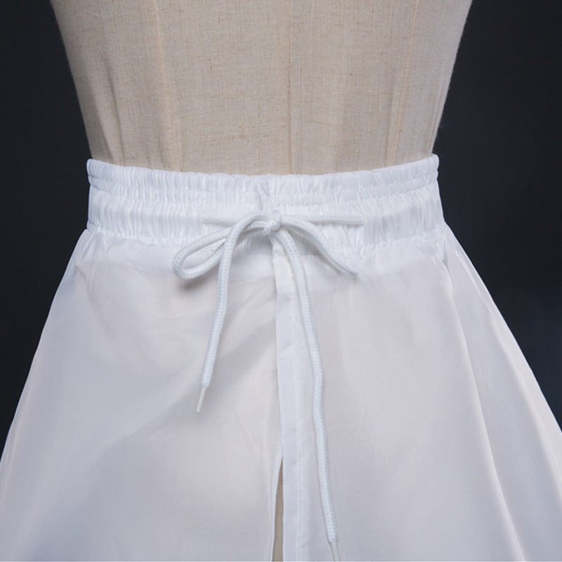 Petticoat 3-Hoops Long Crinoline Skirt Underskirt Crinoline Ball Gown Petticoats Flower Dress Accessories Ms2603201