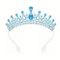 Baroque Queen Large Crystal Crowns For Bridal Women Girls Wedding Tiaras Diadem Comb Princess Party Hair Dress Jewelry Ms26032471