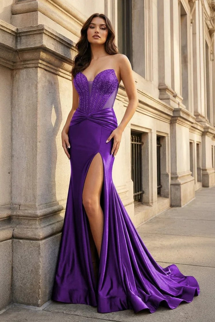 illusion mermaid prom dress Vienna Prom 8254 BLUE Illusion Halter Mermaid Dress BLUE / 8