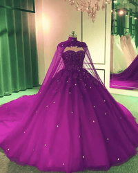 Vestidos de Quinceañera para Mujer con Escote Corazón, Vestido de Bola, Tirantes de Espagueti, Aplicación de Encaje, Vestidos Dulces 16 para Adolescentes
