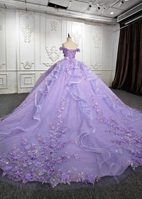 Damen Quinceanera-Kleid mit Herzausschnitt, Ballkleid, Spaghettiträger, Spitzenapplikationen, Sweet 16-Kleider für Teenager