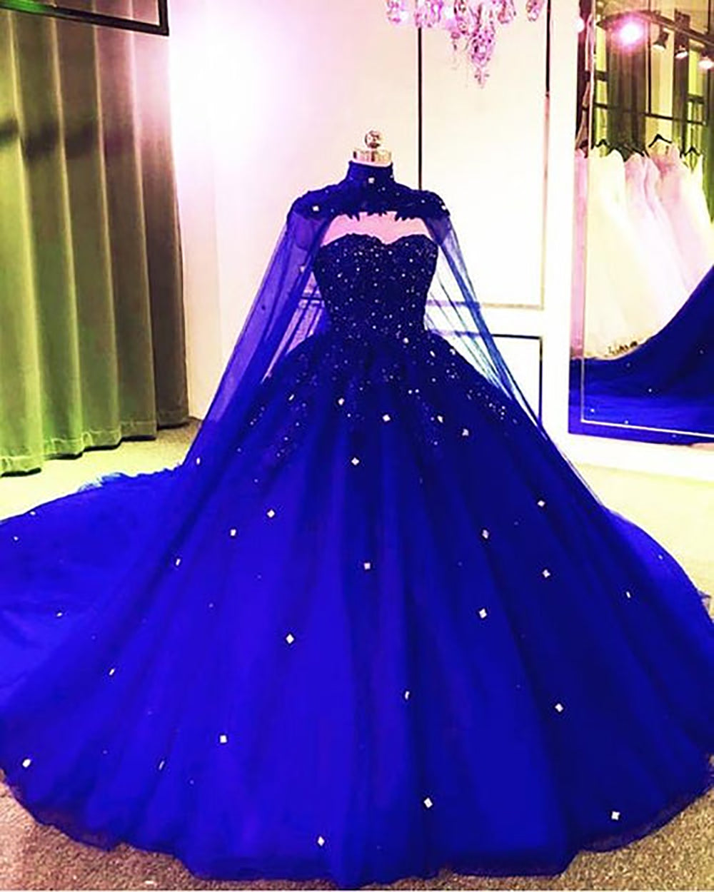 Vestidos de Quinceañera para Mujer con Escote Corazón, Vestido de Bola, Tirantes de Espagueti, Aplicación de Encaje, Vestidos Dulces 16 para Adolescentes