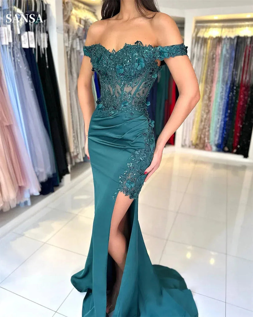 فستان حفلة بأكمام طويلة وكتف واحد مزين بالترتر للنساء، فستان سهرة لامع لامع، فستان كوكتيل
