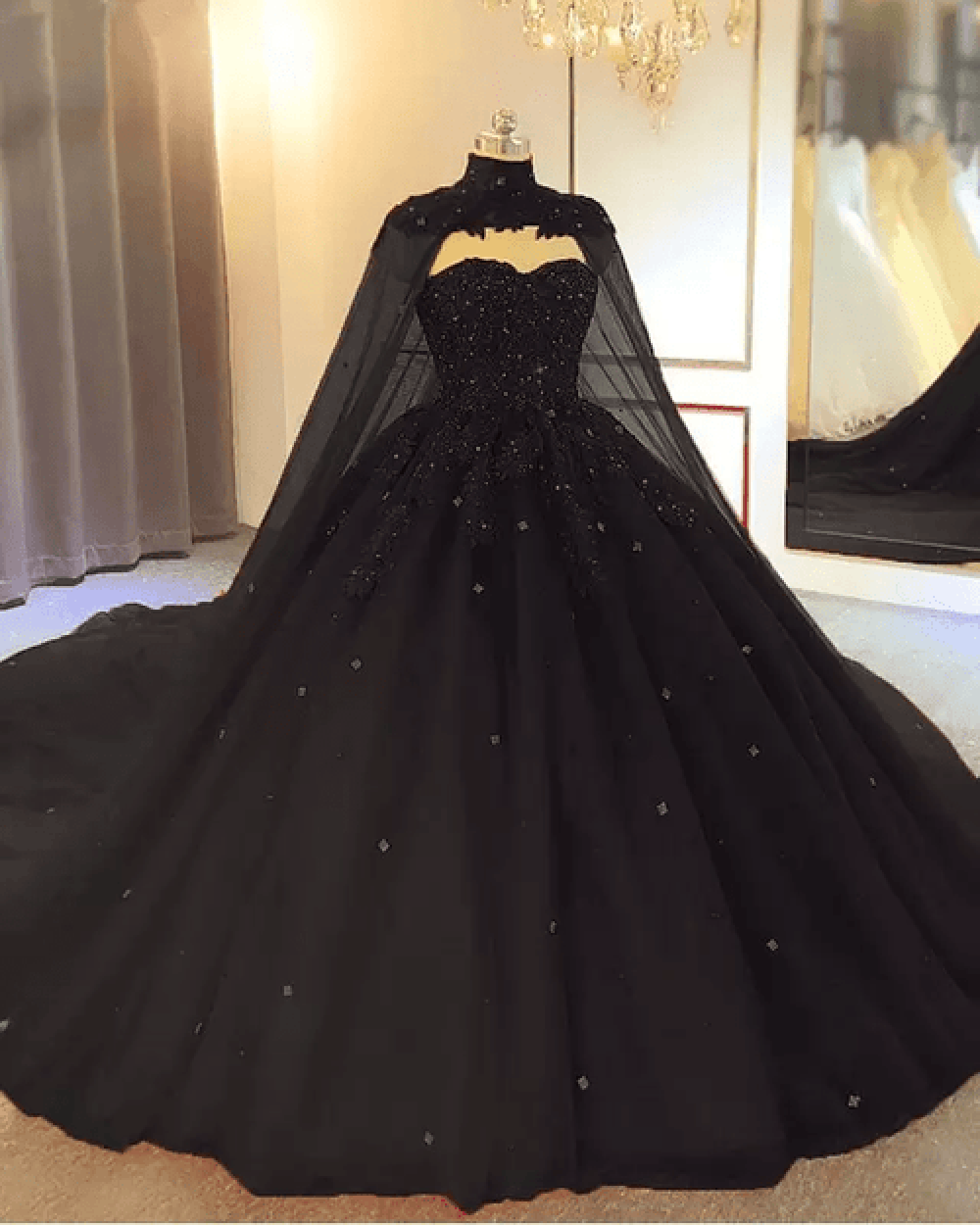Vestidos de Quinceañera para Mujer con Escote Corazón, Vestido de Bola, Tirantes de Espagueti, Aplicación de Encaje, Vestidos Dulces 16 para Adolescentes