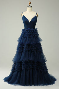 Abito da sera con spacco Ruffle, scollo a cuore, applicazioni in pizzo, corsetto, abito formale per festa di prom Ms2504114