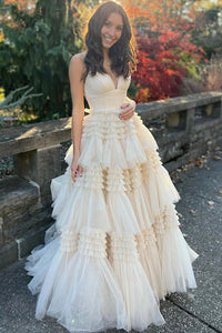 Abito da sera con spacco Ruffle, scollo a cuore, applicazioni in pizzo, corsetto, abito formale per festa di prom Ms2504114