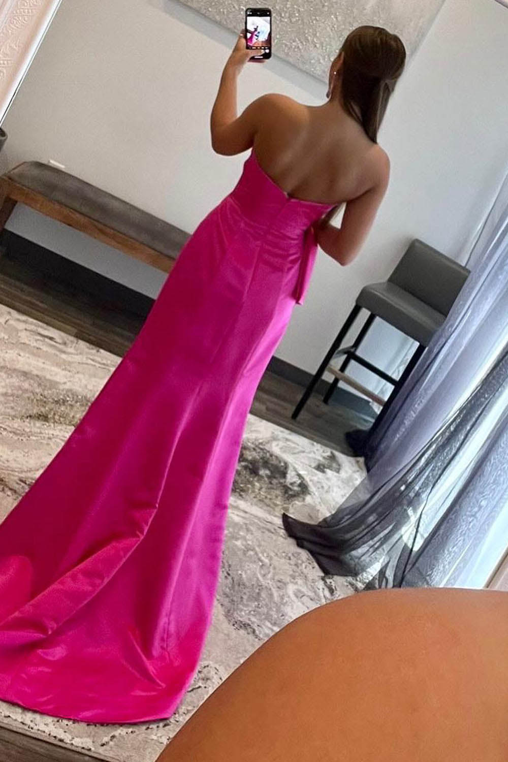 Vestido de Festa com Lantejoulas, Uma Manga, Ombro Só, Vestido de Baile Feminino Brilhante, Vestido de Cocktail para Noite