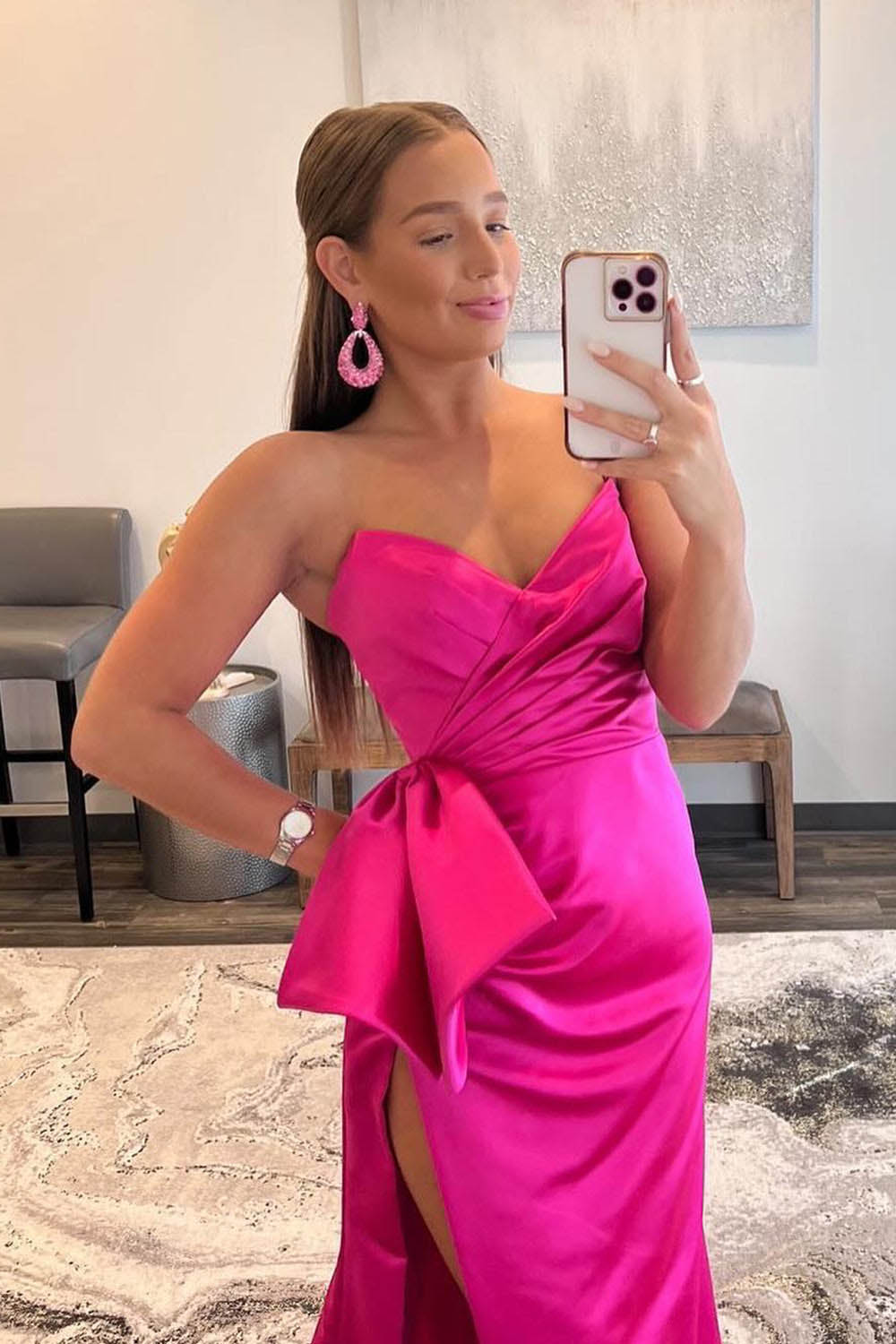 Vestido de Festa com Lantejoulas, Uma Manga, Ombro Só, Vestido de Baile Feminino Brilhante, Vestido de Cocktail para Noite