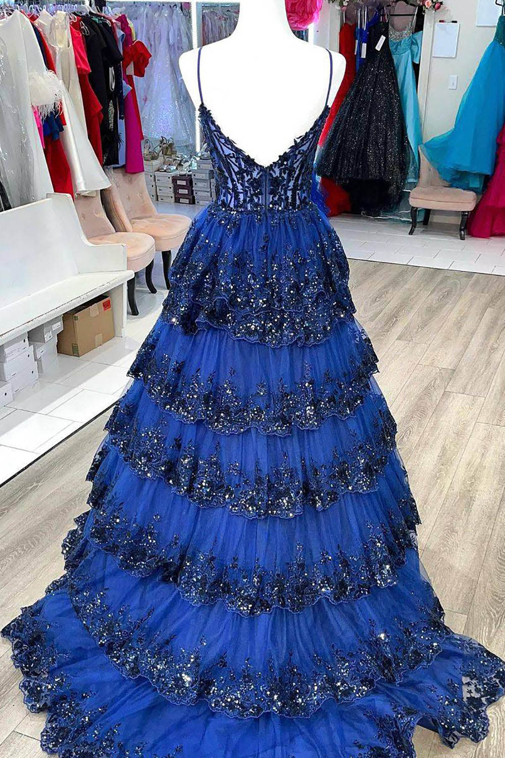 Vestido de Festa Longo Borgonha de Um Ombro com Fenda, Vestido Formal de Renda com Apliques para Adolescentes