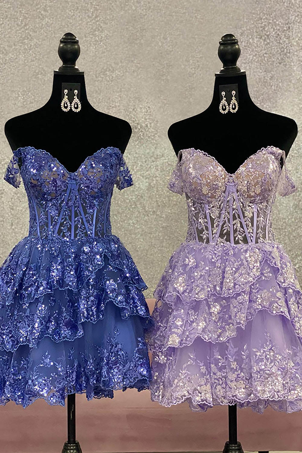 Robe de bal en tulle longueur thé pour femmes, épaules dénudées, robe de bal pour adolescentes, robe de princesse bouffante perlée en cœur