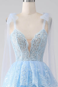 Vestido de Festa Longo Borgonha de Um Ombro com Fenda, Vestido Formal de Renda com Apliques para Adolescentes