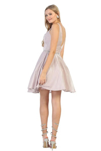 Robes de soirée à paillettes scintillantes 2024 pour adolescentes, épaules dénudées, courtes, en dentelle, robes de bal, robe de cocktail