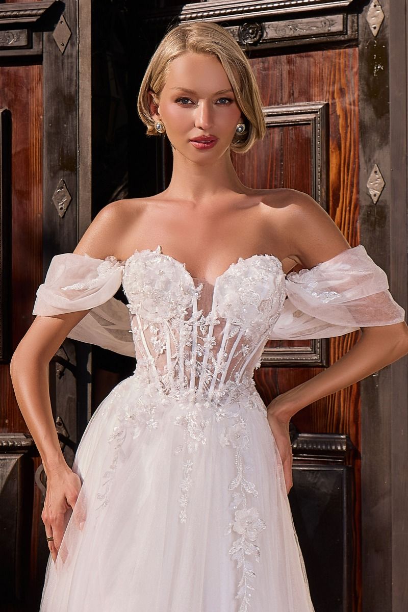 Langärmelige Brautkleider für die Braut, Brautkleider mit V-Ausschnitt, Spitzentüll, Brautkleider für Frauen mit Schleppe