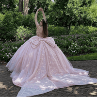 Sweet 16 Dress Quinceanera Dress Ball Gown Tulle Sparkly Princess Birthday Dress Ms2605011