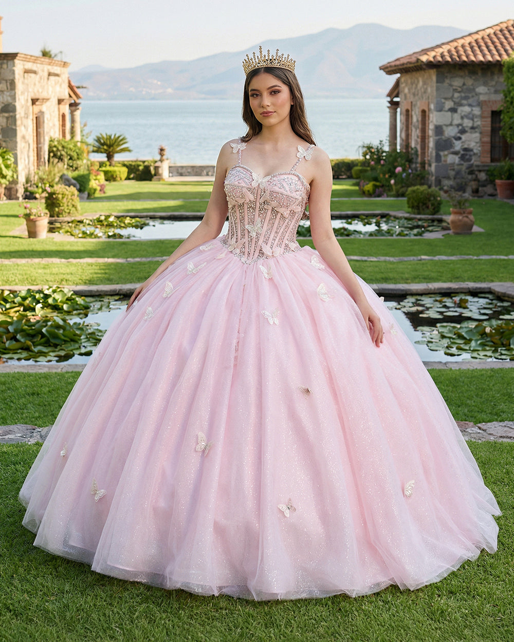 Sweet 16 Dress Quinceanera Dress Ball Gown Tulle Sparkly Princess Birthday Dress Ms2605011