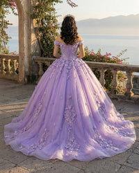 Robe de Quinceanera en forme de cœur pour femme, robe de bal, bretelles spaghetti, dentelle, appliques, robes Sweet 16 pour adolescentes