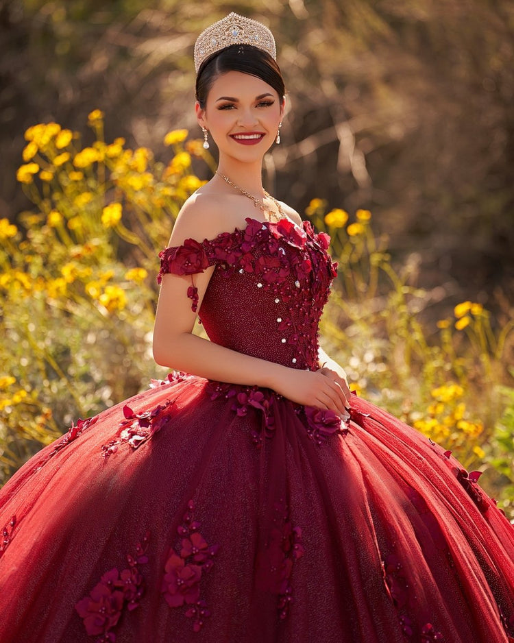Robe de Quinceanera en forme de cœur pour femme, robe de bal, bretelles spaghetti, dentelle, appliques, robes Sweet 16 pour adolescentes