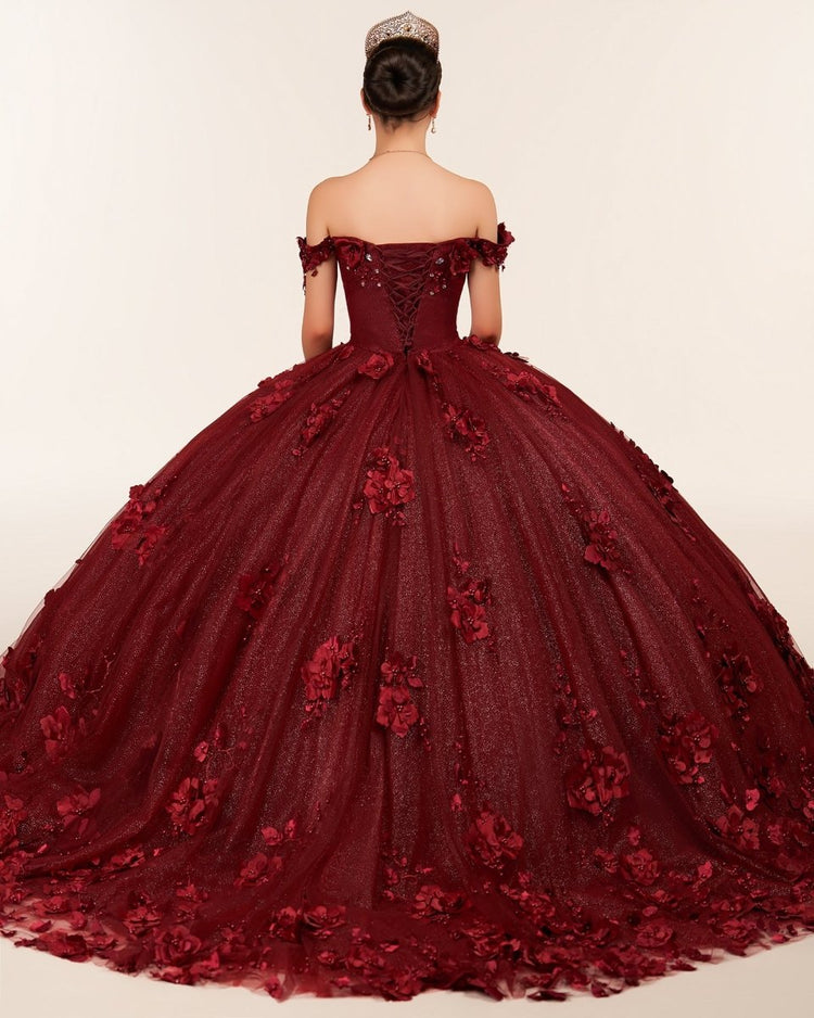 Robe de Quinceanera en forme de cœur pour femme, robe de bal, bretelles spaghetti, dentelle, appliques, robes Sweet 16 pour adolescentes