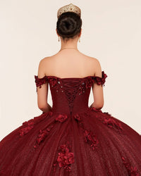 Robe de Quinceanera en forme de cœur pour femme, robe de bal, bretelles spaghetti, dentelle, appliques, robes Sweet 16 pour adolescentes