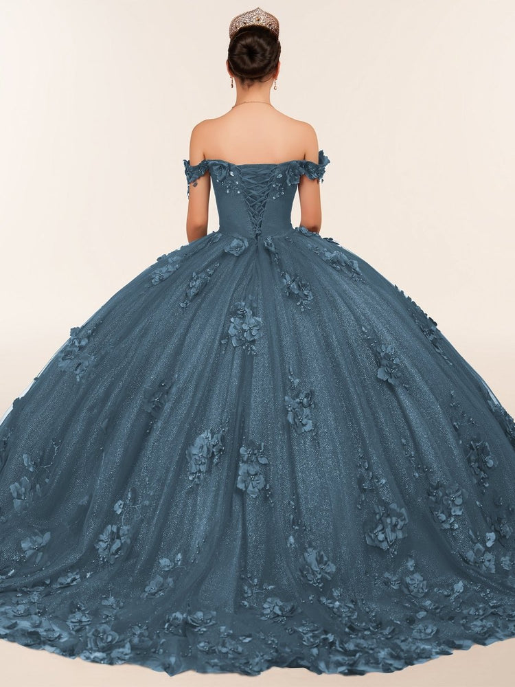 Robe de Quinceanera en forme de cœur pour femme, robe de bal, bretelles spaghetti, dentelle, appliques, robes Sweet 16 pour adolescentes