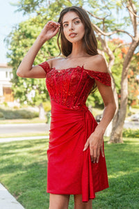 Robes de soirée à paillettes scintillantes 2024 pour adolescentes, épaules dénudées, courtes, en dentelle, robes de bal, robe de cocktail
