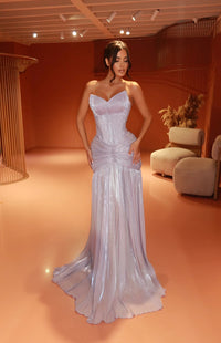 Vestido de Baile Verde com Folhos para Senhora Elegante, Decote O, Vestido Formal para Ocasiões, Vestido de Festa, Vestido de Noite