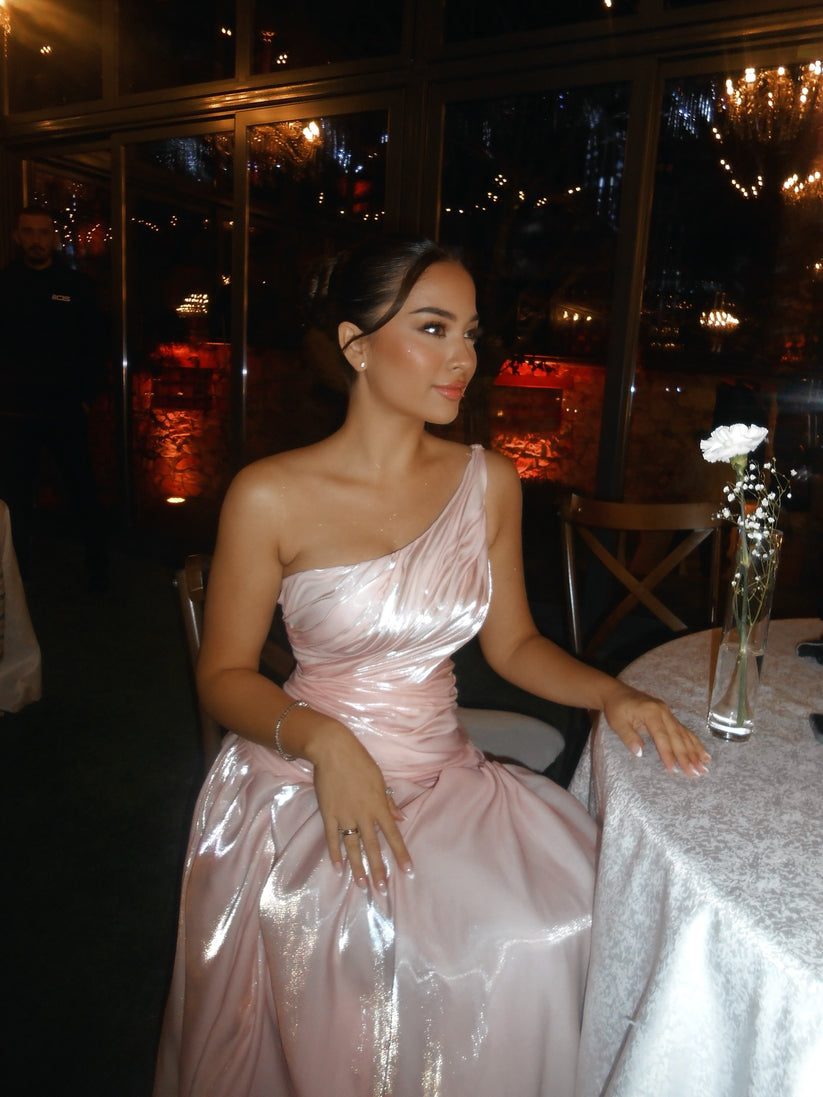 Vestido de fiesta elegante para dama con volantes verdes, cuello O, para ocasiones formales, vestido de fiesta, vestido de noche