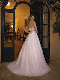 Langärmelige Brautkleider für die Braut, Brautkleider mit V-Ausschnitt, Spitzentüll, Brautkleider für Frauen mit Schleppe