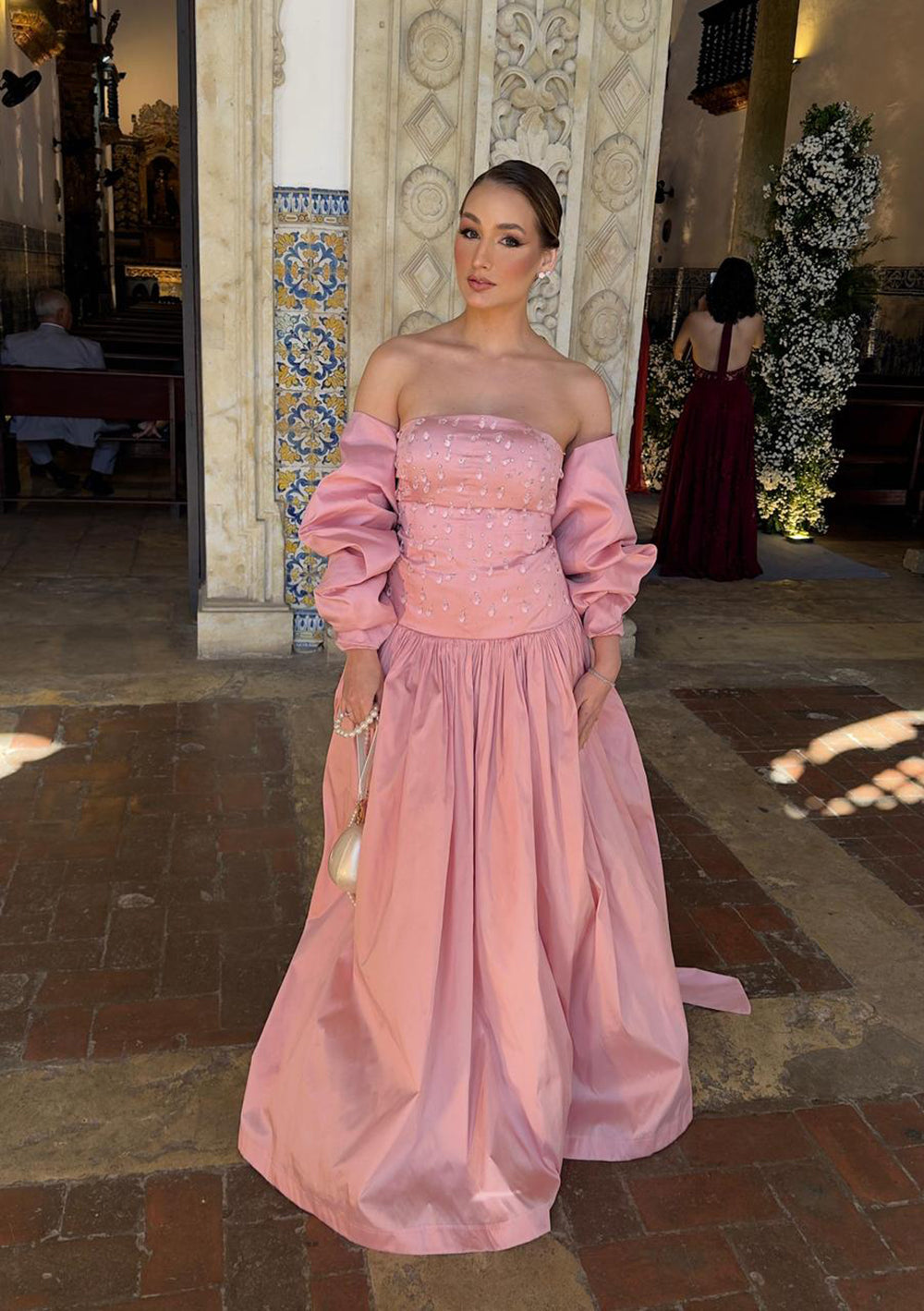Vestido de Baile Azul Céu com Corpete de Renda, Decote Coração, Vestido de Aniversário em Chiffon com Camadas, Vestidos de Formatura para Adolescentes