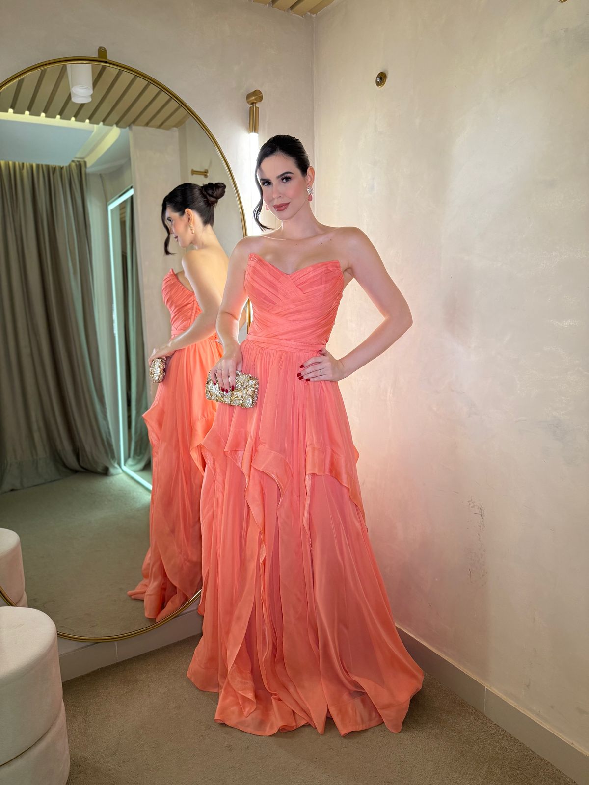 Einschultriges Pailletten-Ballkleid mit Schlitz Glitzer Langes Meerjungfrauen-Abendkleid Partykleid