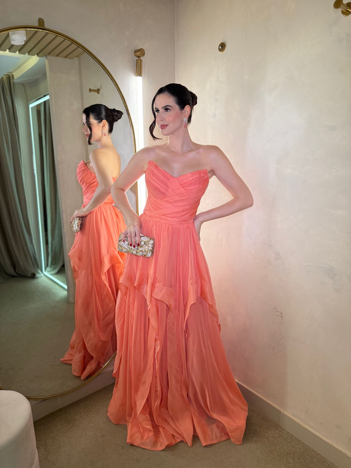 Einschultriges Pailletten-Ballkleid mit Schlitz Glitzer Langes Meerjungfrauen-Abendkleid Partykleid