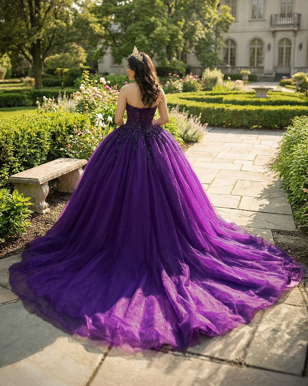 Robe de Quinceanera en forme de cœur pour femme, robe de bal, bretelles spaghetti, dentelle, appliques, robes Sweet 16 pour adolescentes