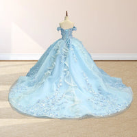 Damen Quinceanera-Kleid mit Herzausschnitt, Ballkleid, Spaghettiträger, Spitzenapplikationen, Sweet 16-Kleider für Teenager
