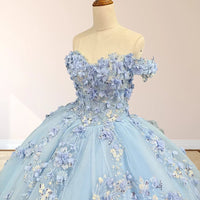 Damen Quinceanera-Kleid mit Herzausschnitt, Ballkleid, Spaghettiträger, Spitzenapplikationen, Sweet 16-Kleider für Teenager