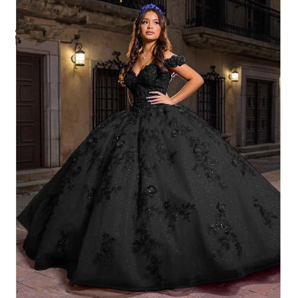 black dress 15 Quinceanera Off Shoulder Puffy Ball Gown Sweet Pageant Formal – Msikoods Official Store laceups Men's Size:13 US White Sequin Backless Long voluminous shape
