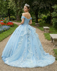 Damen Quinceanera-Kleid mit Herzausschnitt, Ballkleid, Spaghettiträger, Spitzenapplikationen, Sweet 16-Kleider für Teenager