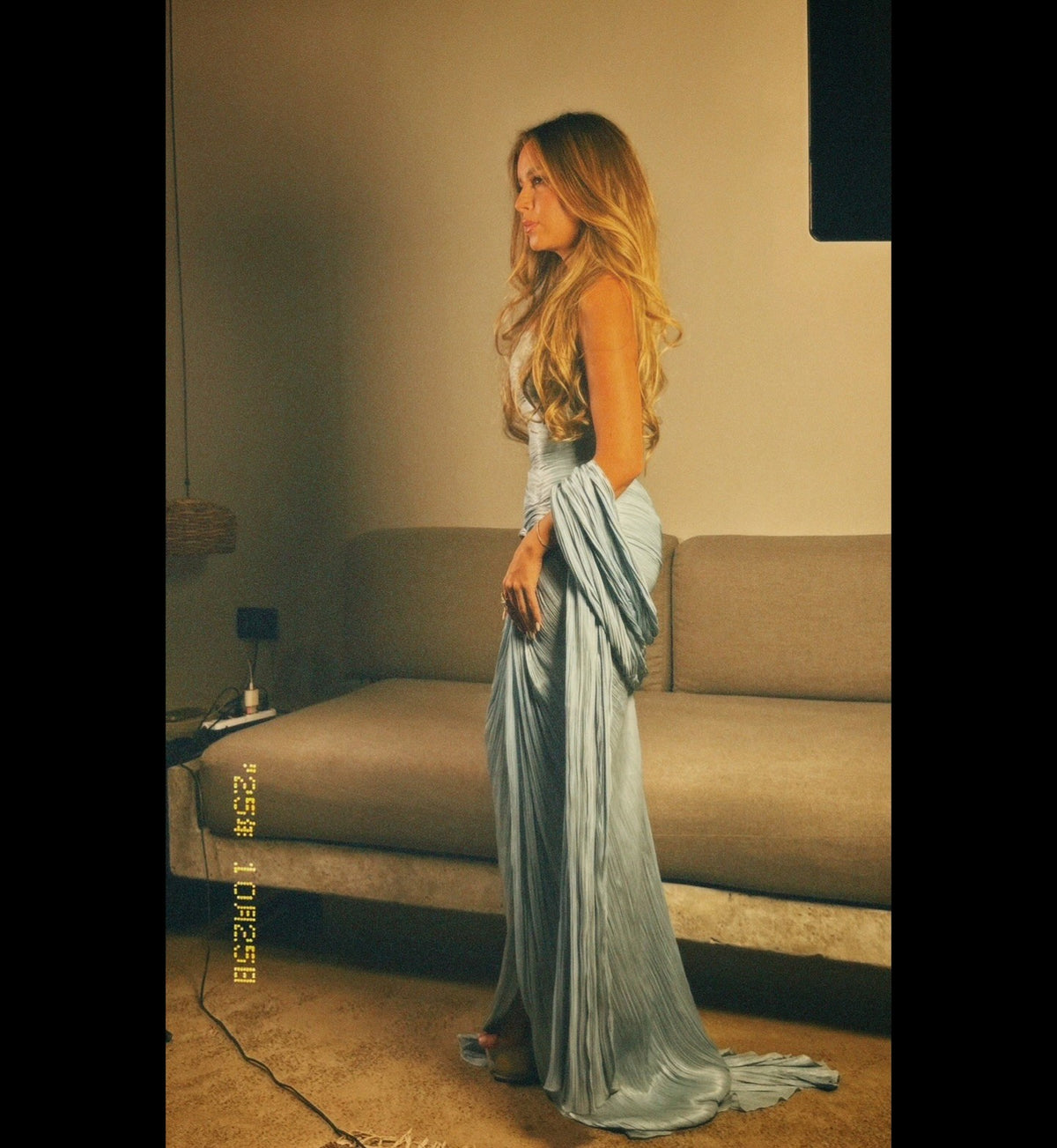 Long Bodycon Prom Dress Strapless Slit Evening Formal Gown with Shawl Ms26041461